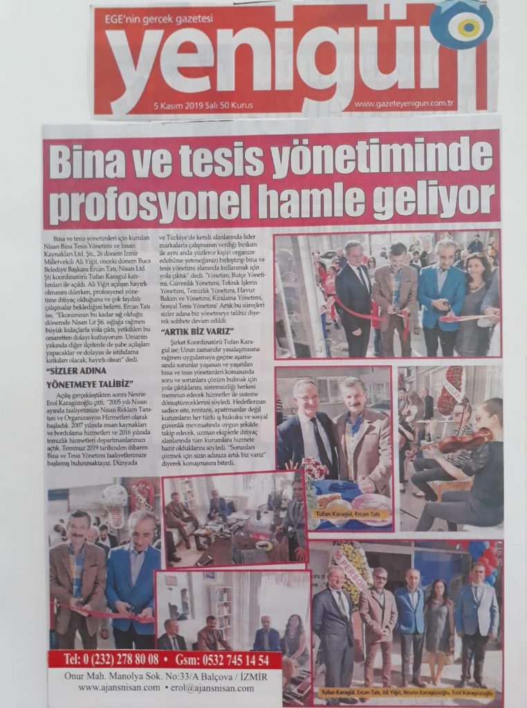 Nisan Bina Tesis Yönetimi ve İnsan Kaynakları